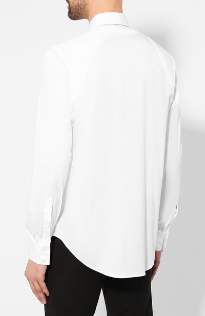 Хлопковая рубашка ALEXANDER MCQUEEN, арт. 575366/QNN19, фото 4