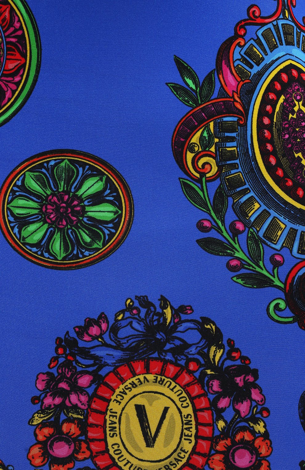 Платье из вискозы VERSACE JEANS COUTURE, арт. 71HA0920-71DP920 J FLUID0 PRINT GRANDE/JS011, фото 5