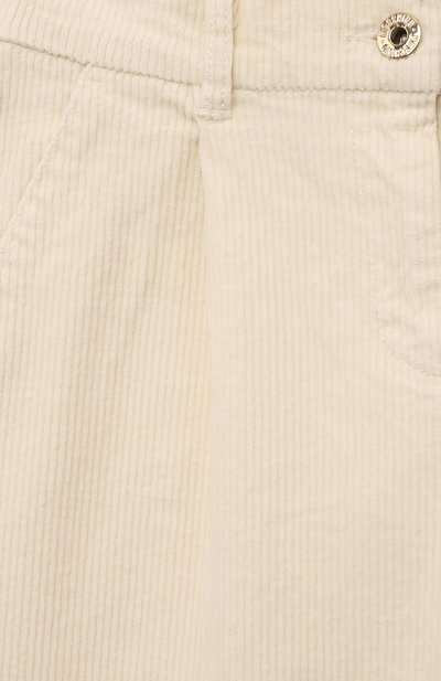 Вельветовые брюки MOSCHINO кремового цвета по цене 19100 руб., арт. HDP05W/LVC01/10-14, фото 3 Вельветовые брюки MOSCHINO, арт. HDP05W/LVC01/10-14, фото 3