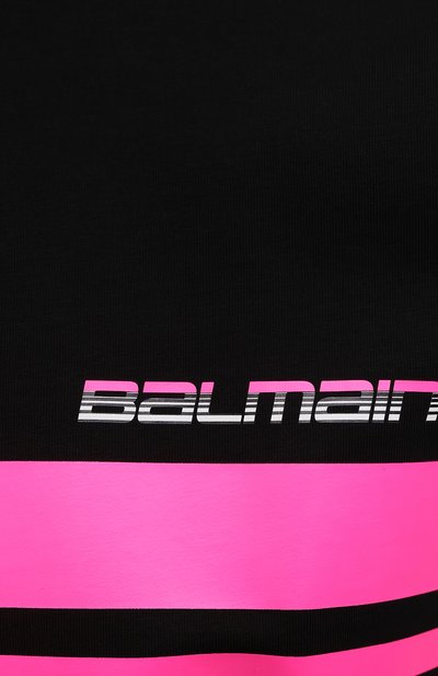 Хлопковая футболка balmain x rossignol BALMAIN, арт. WF2EF010/B099, фото 5