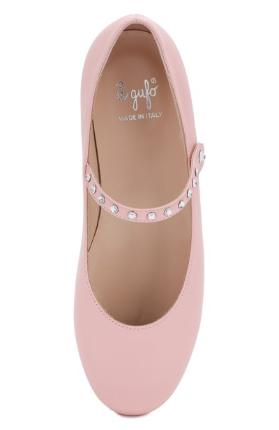 Кожаные балетки IL GUFO розового цвета по цене 24950 руб., арт. G313/VITELL0 NAPPAC0/35-42, фото 4 Кожаные балетки IL GUFO, арт. G313/VITELL0 NAPPAC0/35-42, фото 4
