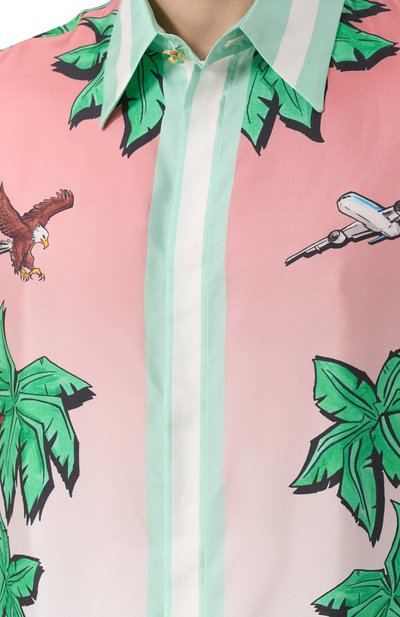 Шелковая рубашка CASABLANCA, арт. U-MS25-SH-021-02, фото 5