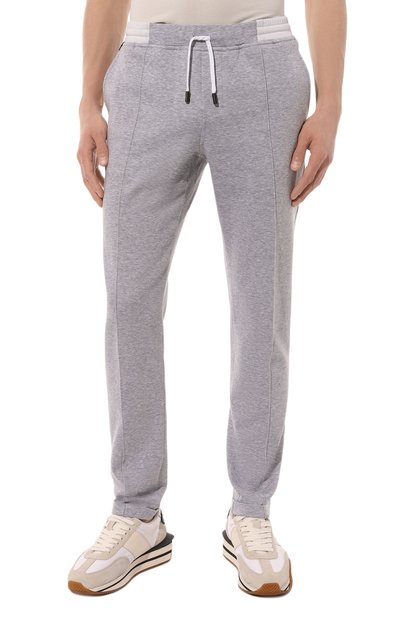 Хлопковый спортивный костюм CAPOBIANCO светло-серого цвета по цене 110000 руб., арт. 14MT03.TS00, фото 4 Хлопковый спортивный костюм CAPOBIANCO, арт. 14MT03.TS00, фото 4