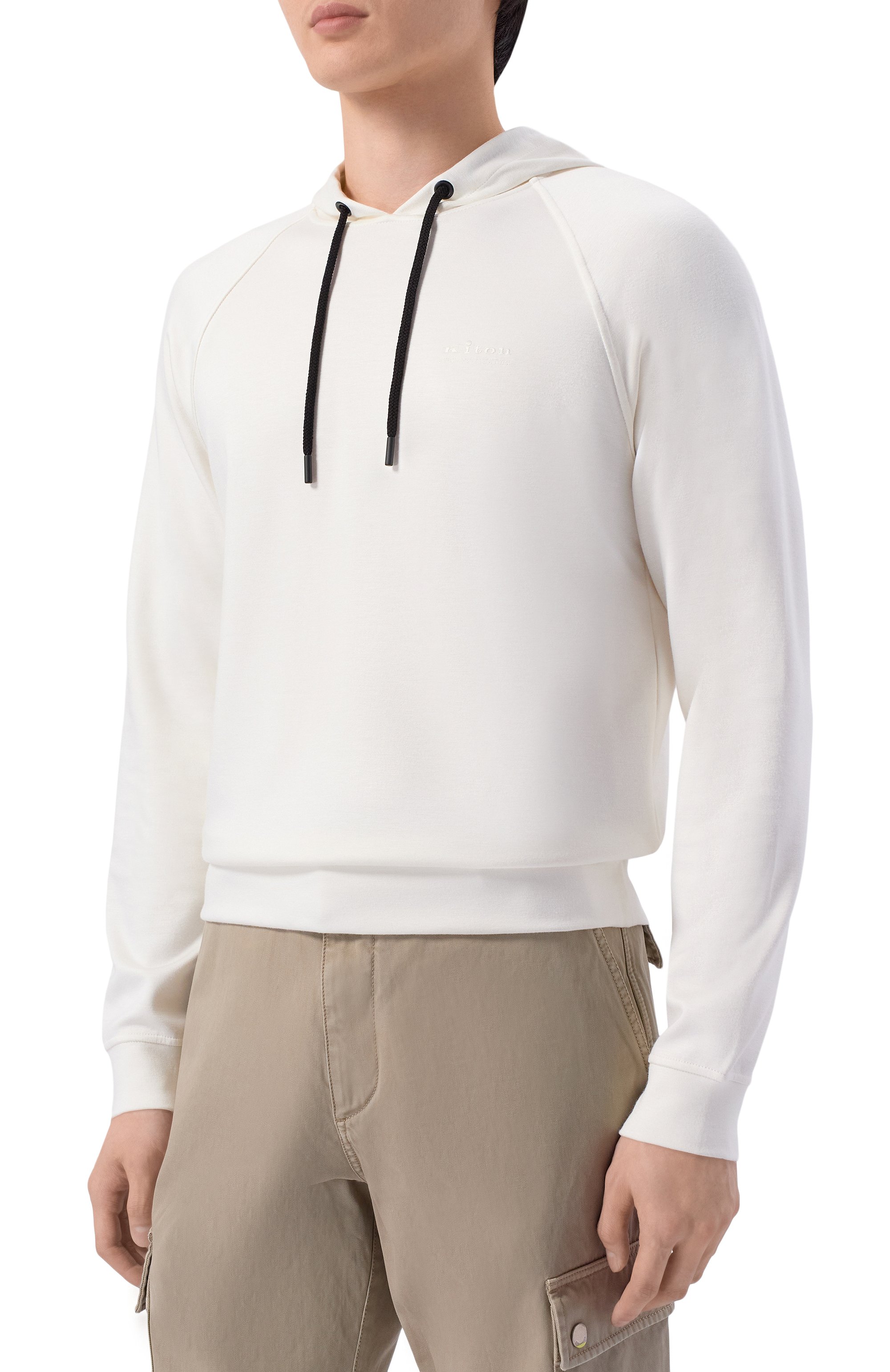 Худи из вискозы KITON, арт. UMM0752, фото 3