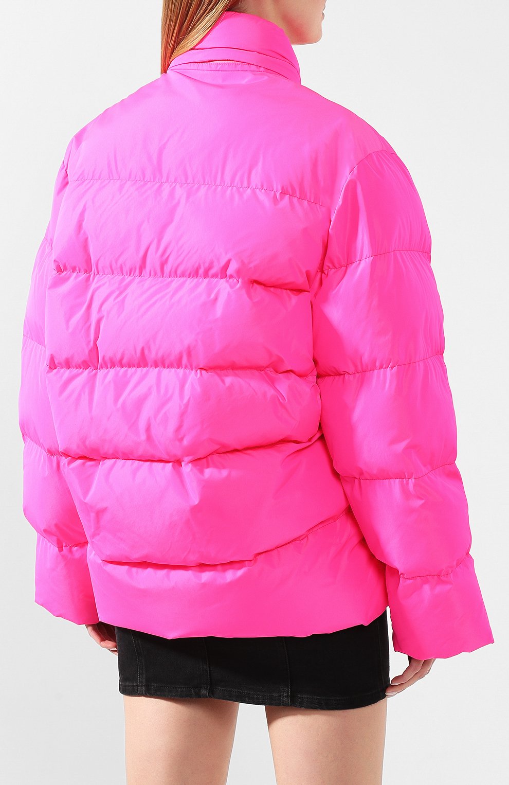 Стеганая куртка BALENCIAGA фуксия цвета по цене 136000 руб., арт. 601763/TF004, фото 4 Стеганая куртка BALENCIAGA, арт. 601763/TF004, фото 4
