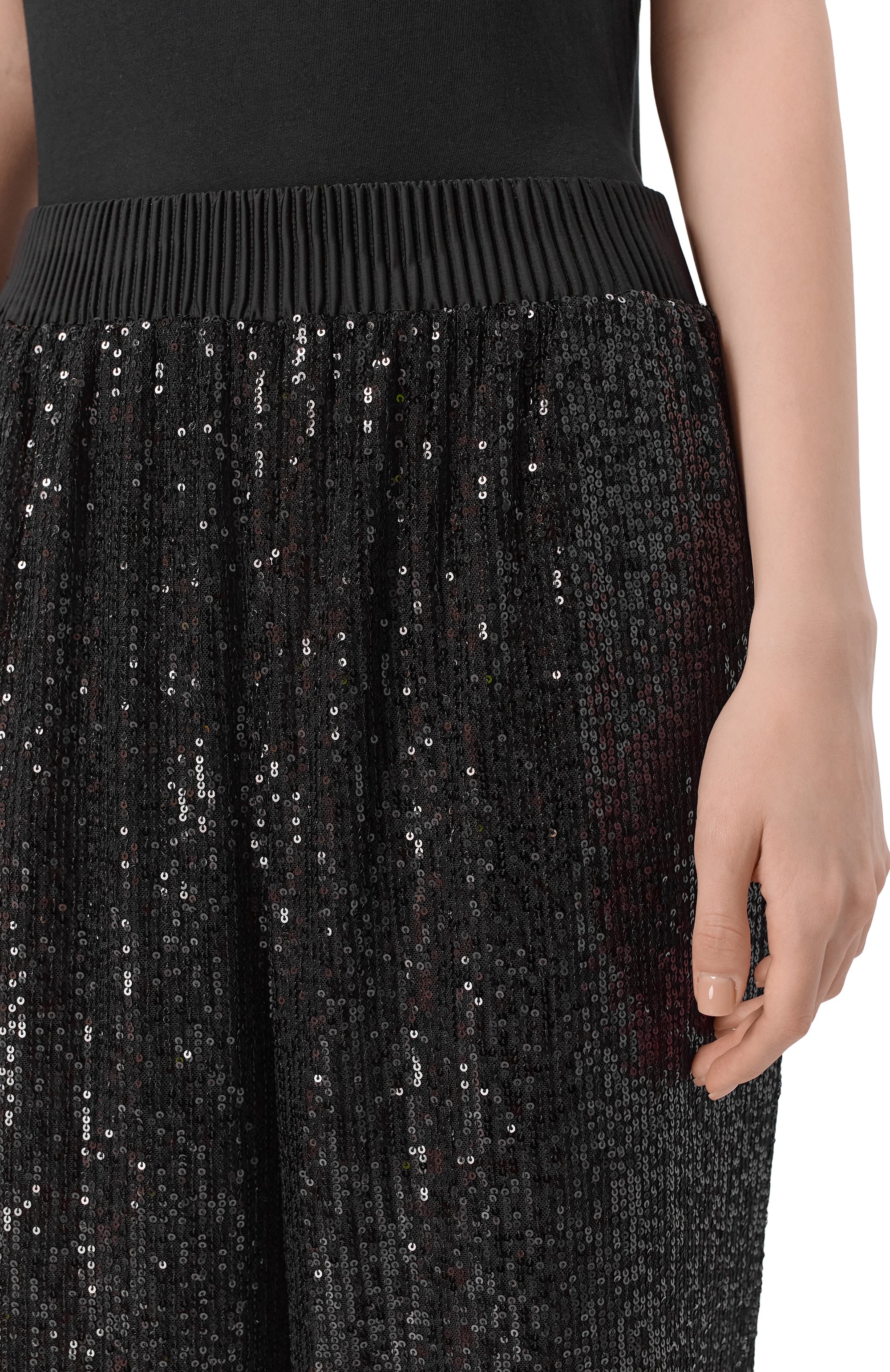 Брюки с отделкой пайетками BOSS ORANGE, арт. 50548327, фото 5