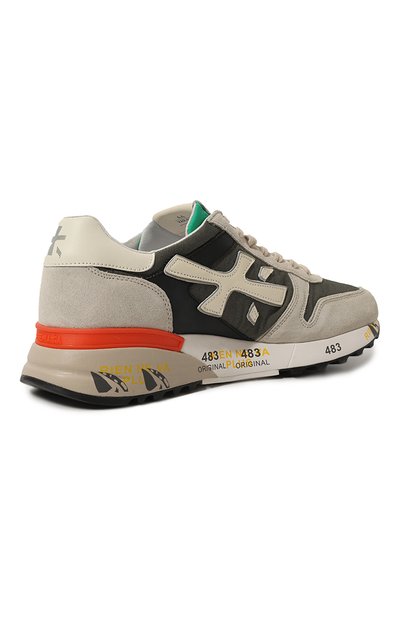 Комбинированные кроссовки mick PREMIATA разноцветного цвета по цене 32100 руб., арт. MICK/VAR 6166, фото 5 Комбинированные кроссовки mick PREMIATA, арт. MICK/VAR 6166, фото 5