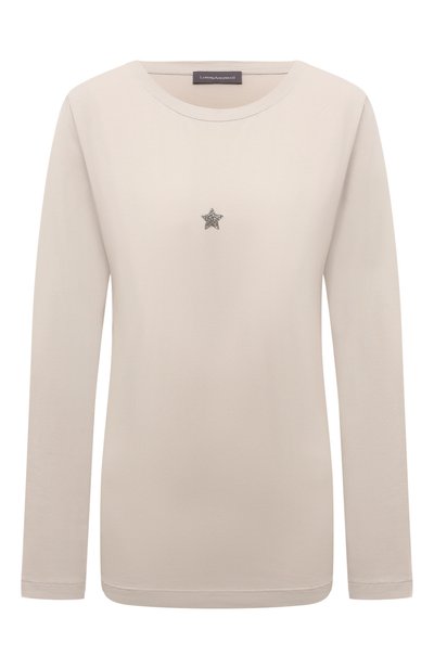 Женская хлопковый лонгслив LORENA ANTONIAZZI, арт. TS10AP/9999