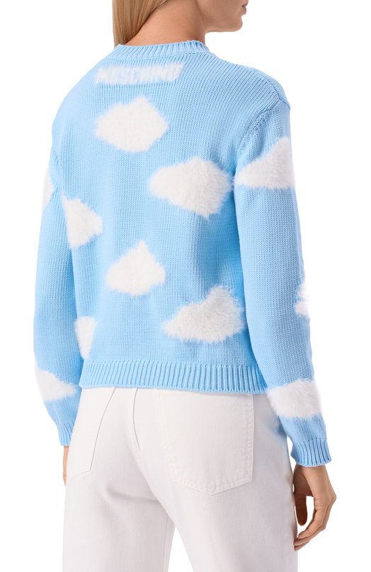 Свитер Moschino A0936/0507 Голубой  A0936/0507 Фото 4