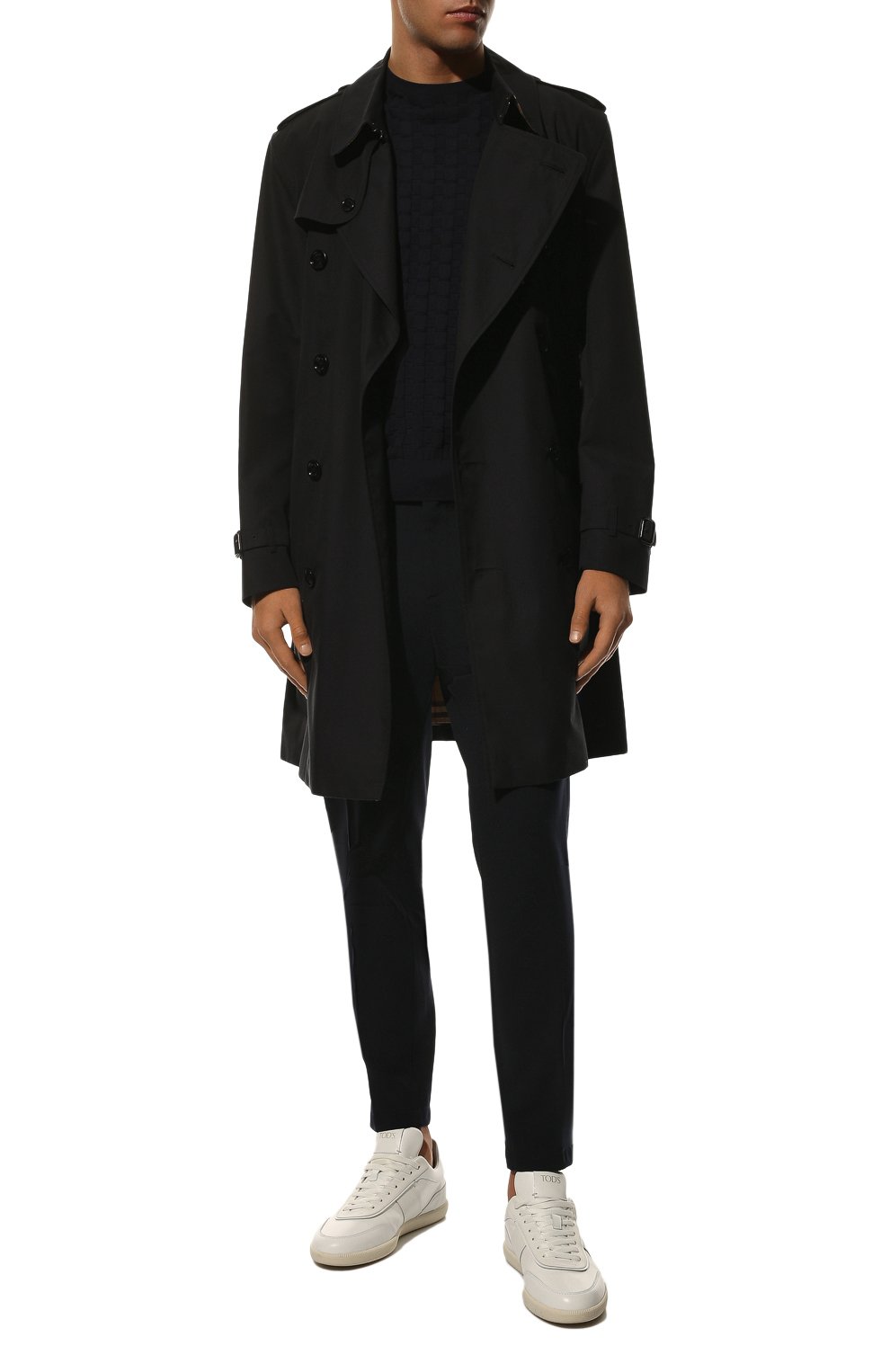 Джемпер из хлопка и шелка ZILLI темно-синего цвета по цене 107000 руб., арт. MBX-RN140-LICH1/MC01, фото 2 Джемпер из хлопка и шелка ZILLI, арт. MBX-RN140-LICH1/MC01, фото 2