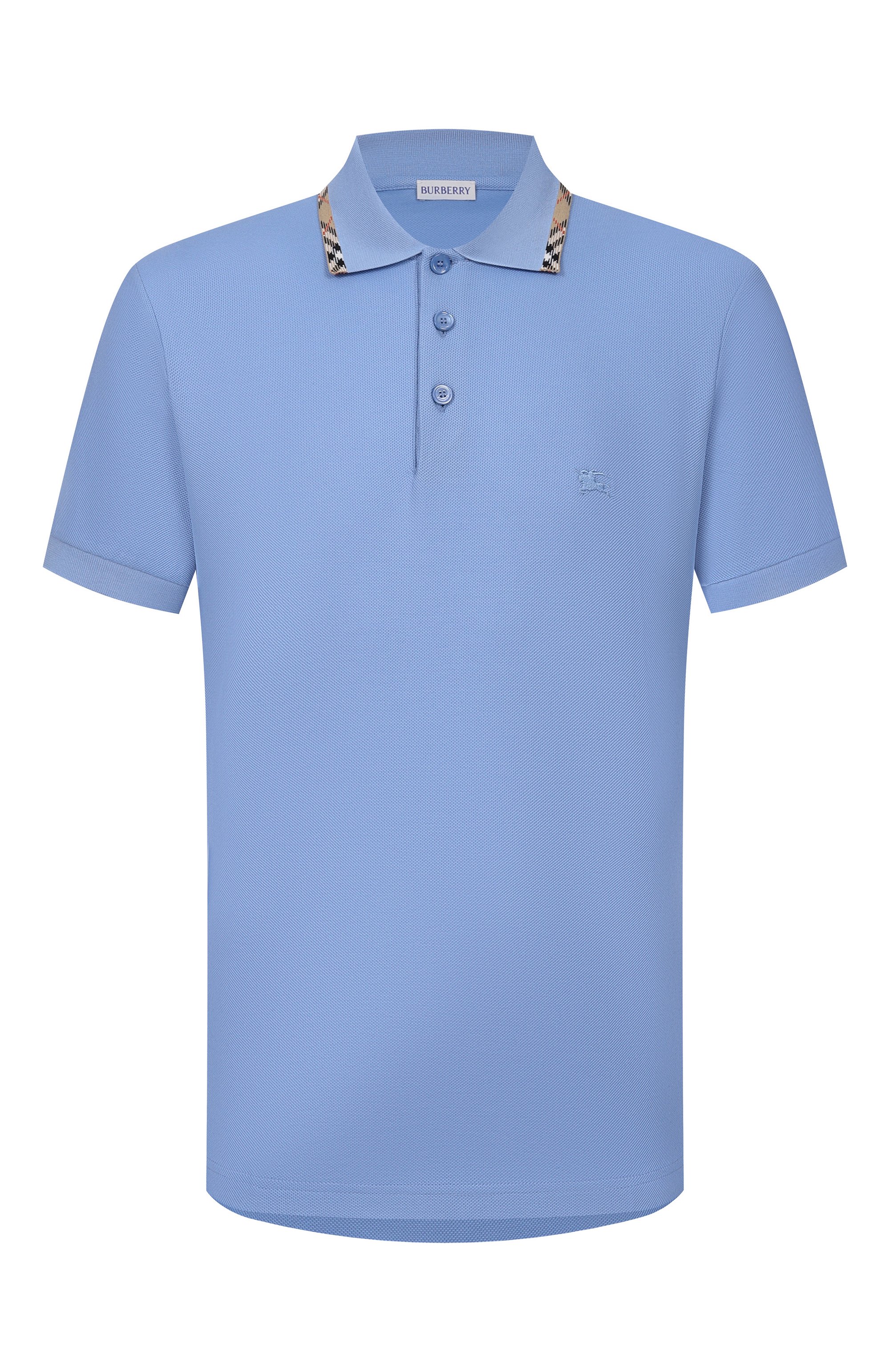 Хлопковое поло BURBERRY, арт. 8126956, фото 1
