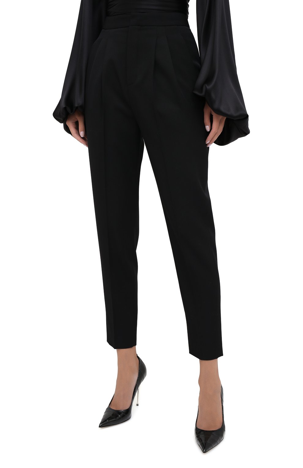 Шерстяные брюки SAINT LAURENT, арт. 631970/Y512W, фото 3