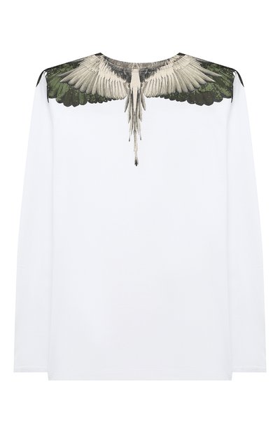 Хлопковый лонгслив MARCELO BURLON KIDS OF MILAN, арт. 20I/B/MB/1144/0010/8-14Y, фото 2