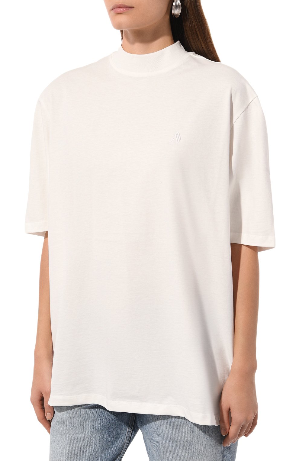 Хлопковая футболка THE ATTICO, арт. 250WCT00173/JJJ025AA, фото 3