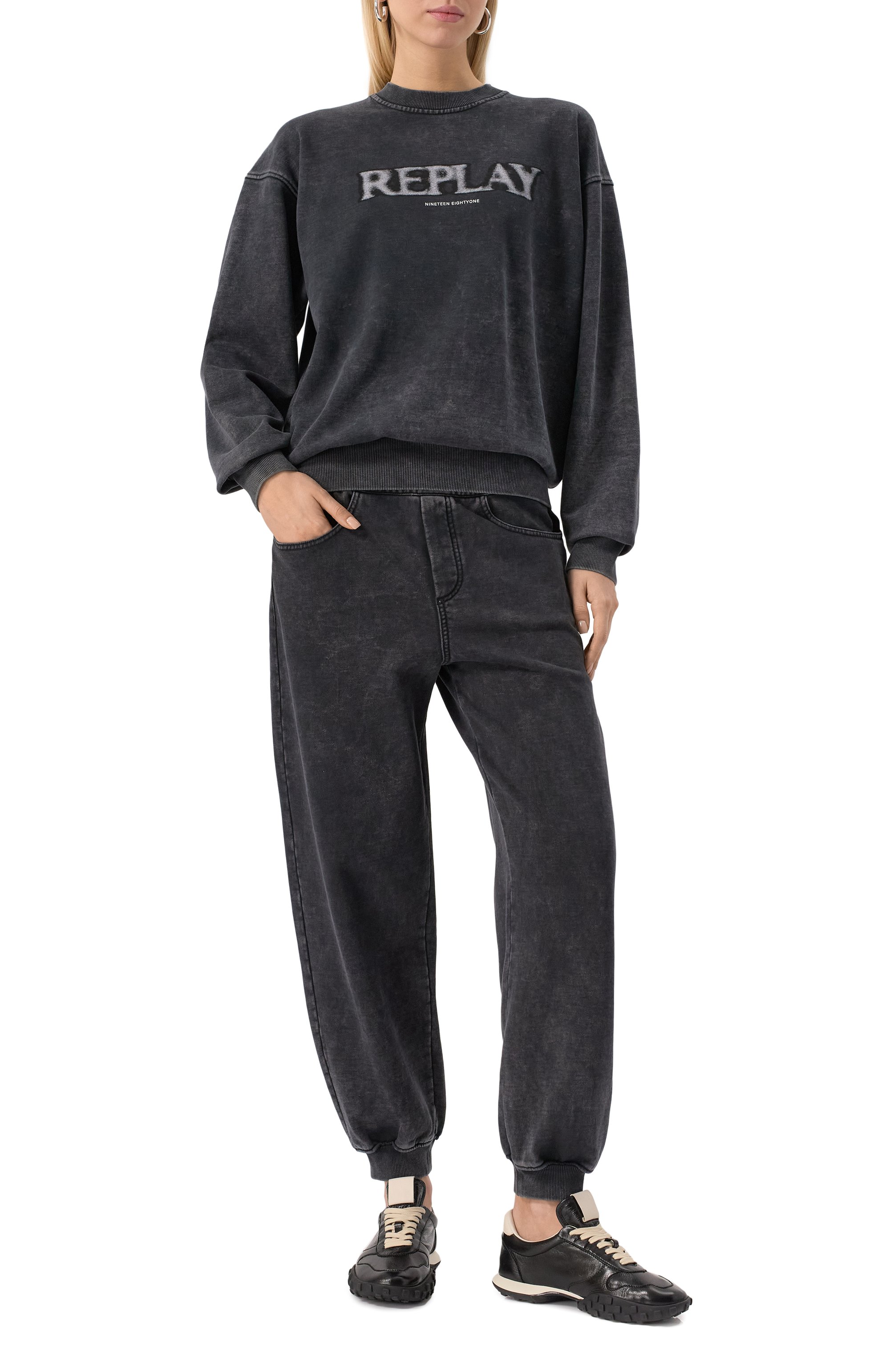 Хлопковый свитшот REPLAY, арт. W3462A.000.23820M, фото 2