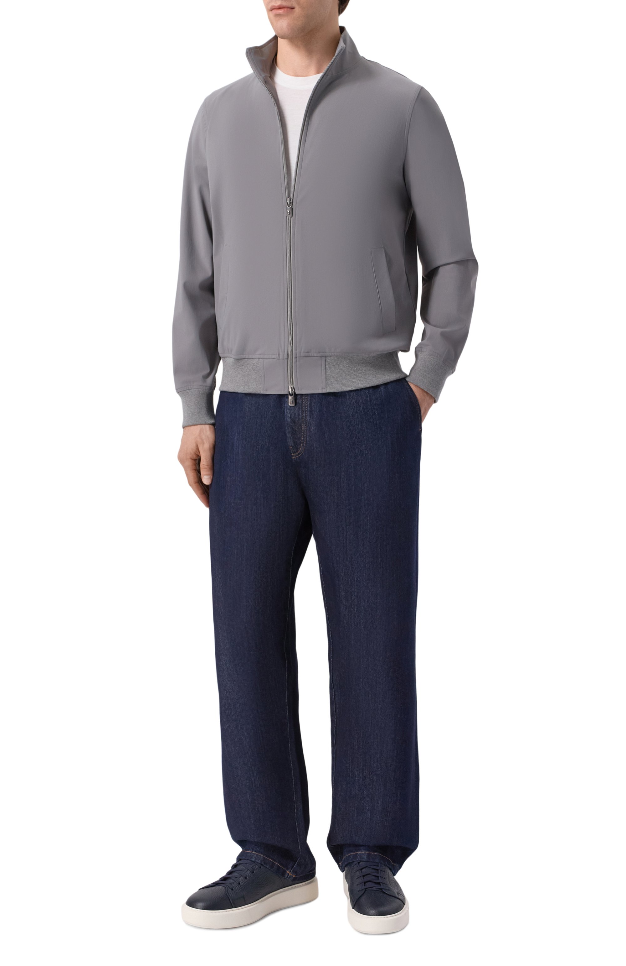 Толстовка CAPOBIANCO серого цвета по цене 59950 руб., арт. 20M451.FC00., фото 2 Толстовка CAPOBIANCO, арт. 20M451.FC00., фото 2