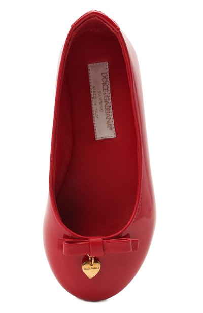 Лаковые балетки DOLCE & GABBANA, арт. 0132/D10341/A1328/19-28, фото 4