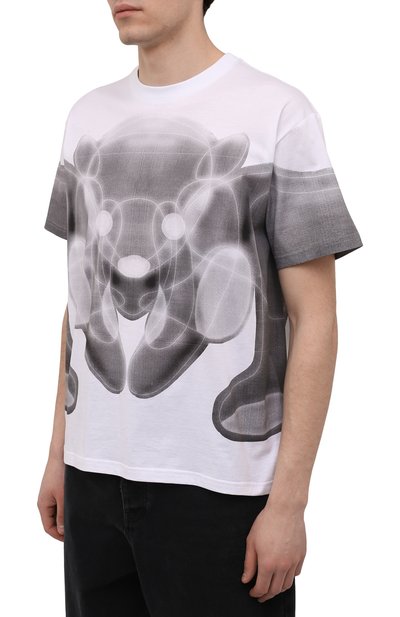 Хлопковая футболка BURBERRY, арт. 8048329, фото 3