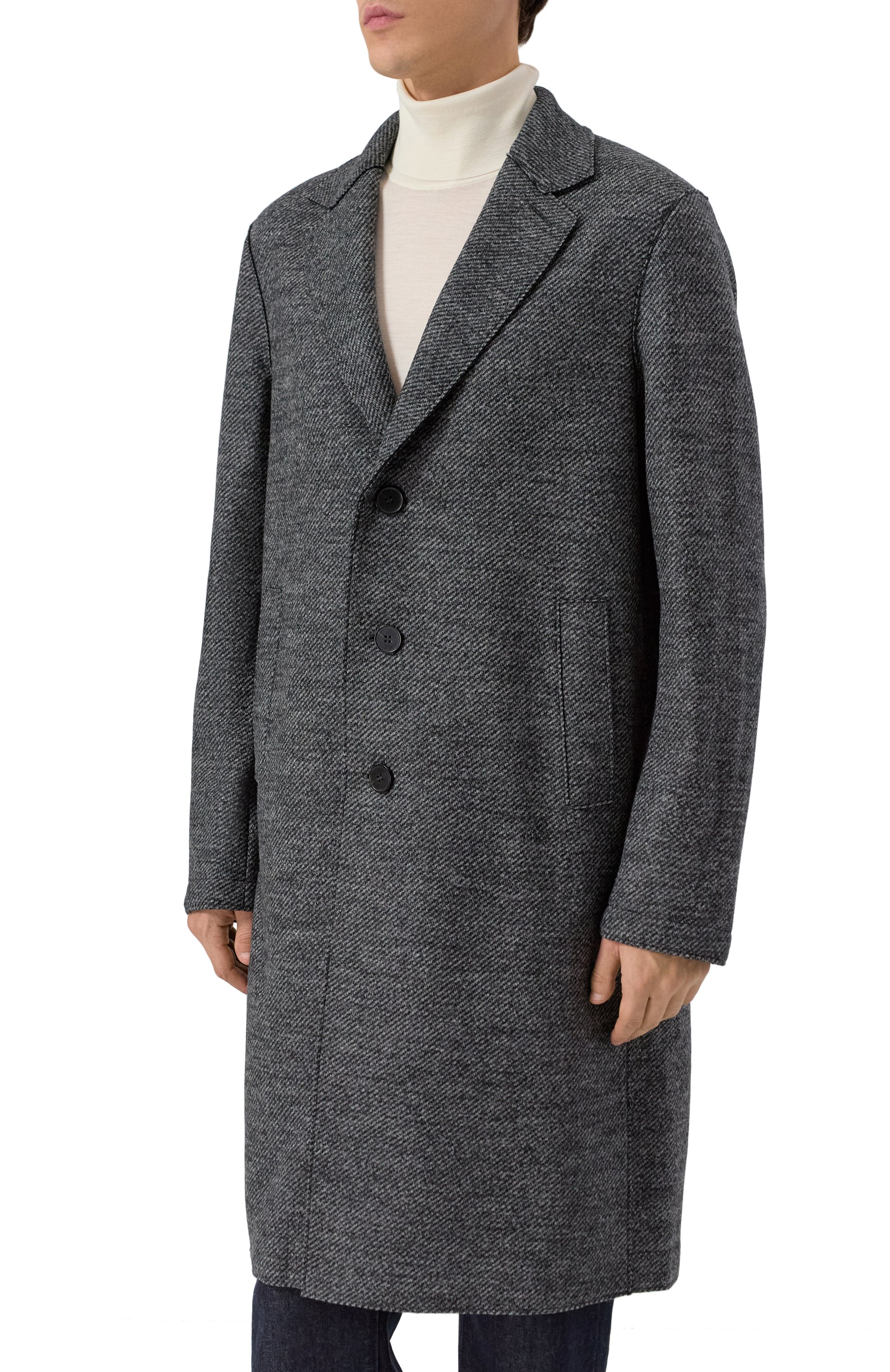 Шерстяное пальто HARRIS WHARF LONDON, арт. CE9123MHC, фото 3