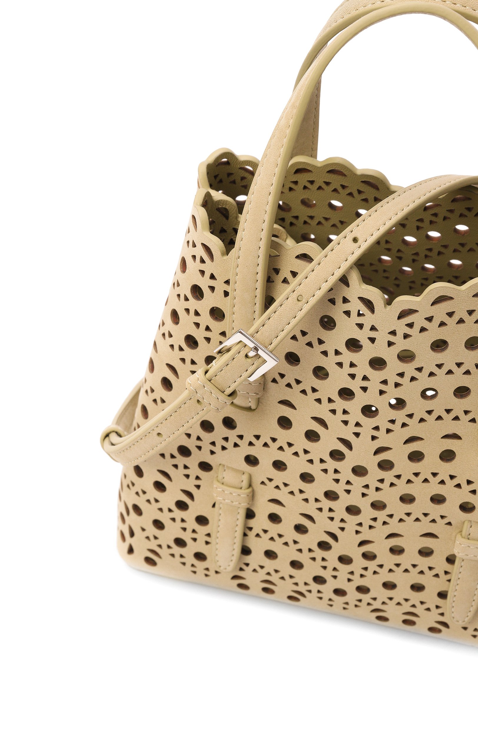Сумка mina 20 ALAIA бежевого цвета по цене 299500 руб., арт. AA1S06720CA322, фото 6 Сумка mina 20 ALAIA, арт. AA1S06720CA322, фото 6