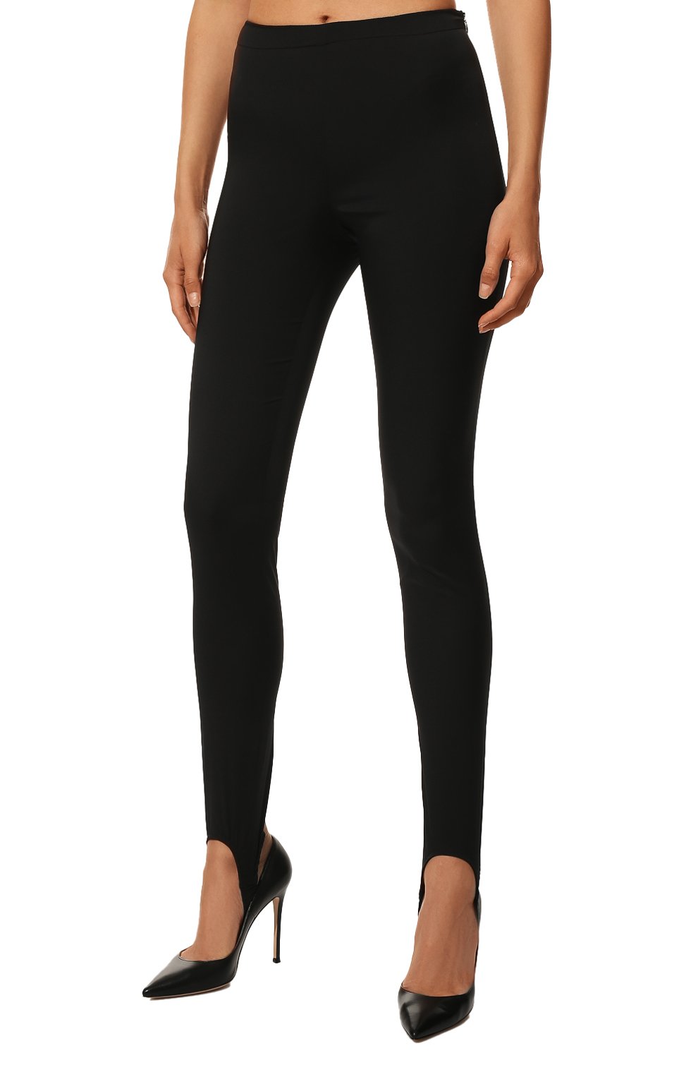 Легинсы со штрипками DSQUARED2 черного цвета по цене 32050 руб., арт. S80KA0025/S54164, фото 3 Легинсы со штрипками DSQUARED2, арт. S80KA0025/S54164, фото 3