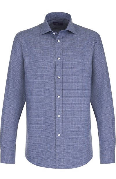 Хлопковая рубашка с принтом RALPH LAUREN, арт. 790659544, фото 1