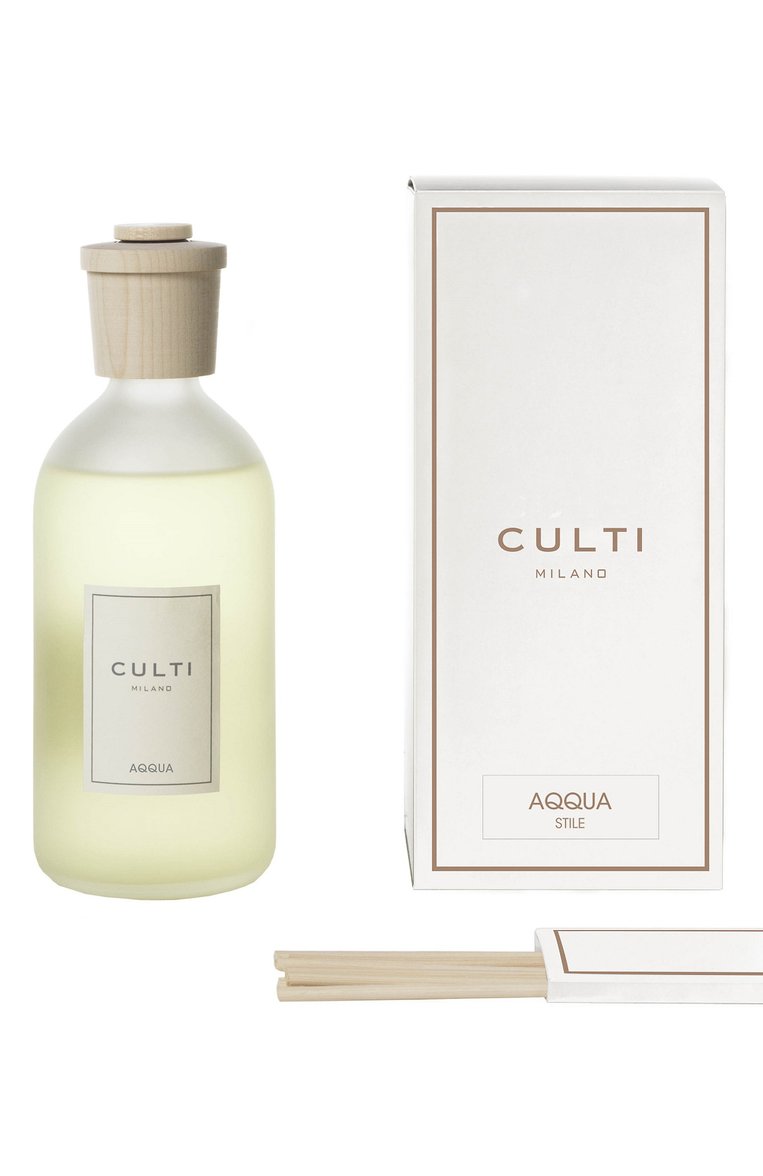 Диффузор stile classic aqqua (500ml) CULTI MILANO бесцветного цвета, арт. 8050534794786 | Фото 2 (Статус проверки: Проверена категория; Нос: Не проставлено; Региональные ограничения белый список (Axapta Mercury): Не проставлено; Ограничения доставки: flammable)