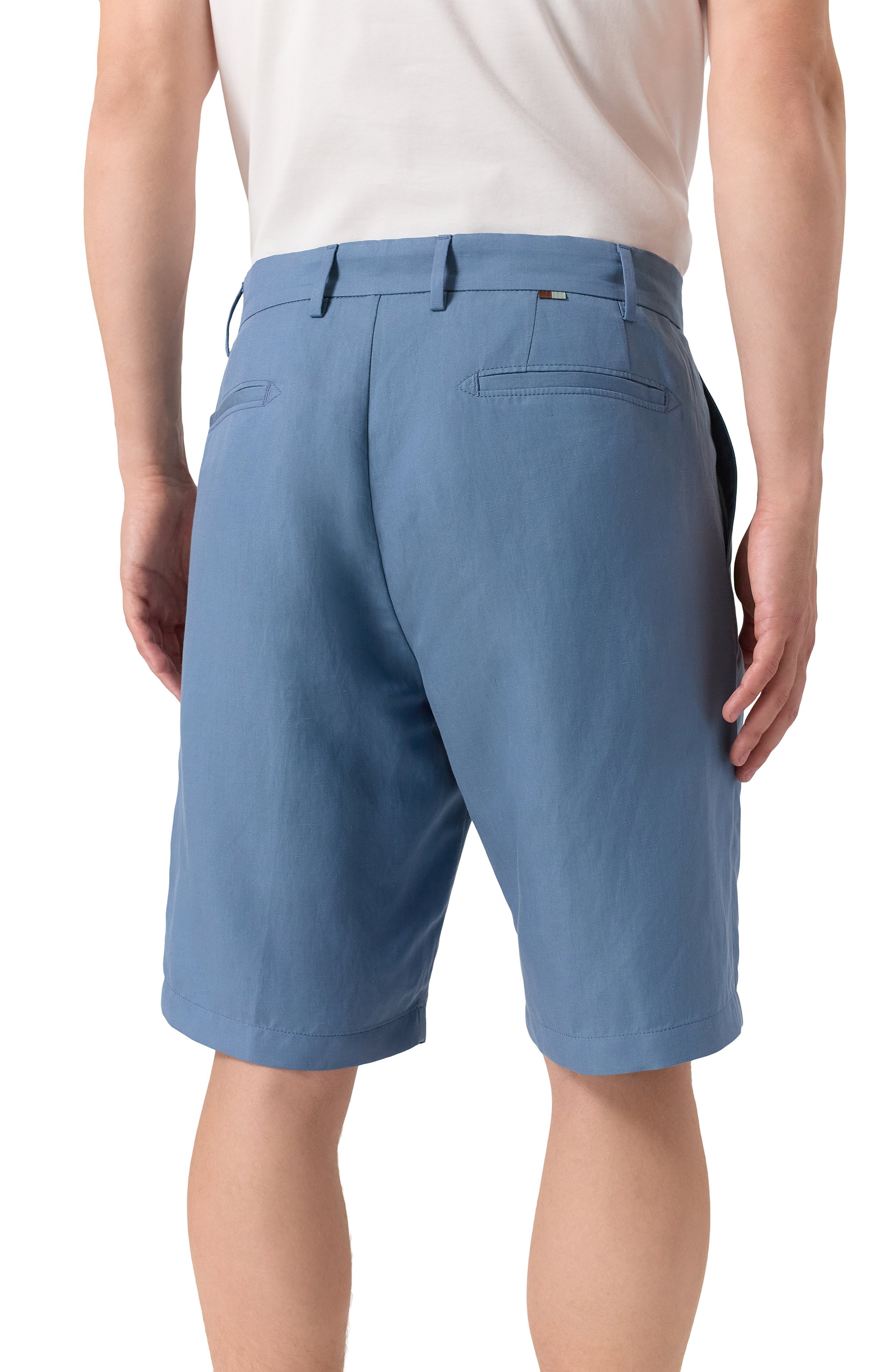 Шорты изо льна и шелка CANALI, арт. 95609/AX03156, фото 4