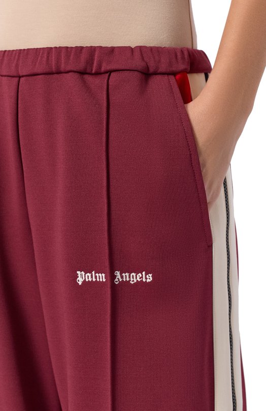 Брюки Palm Angels PWCJ039F25FAB001 Бордовый  PWCJ039F25FAB001 Фото 5