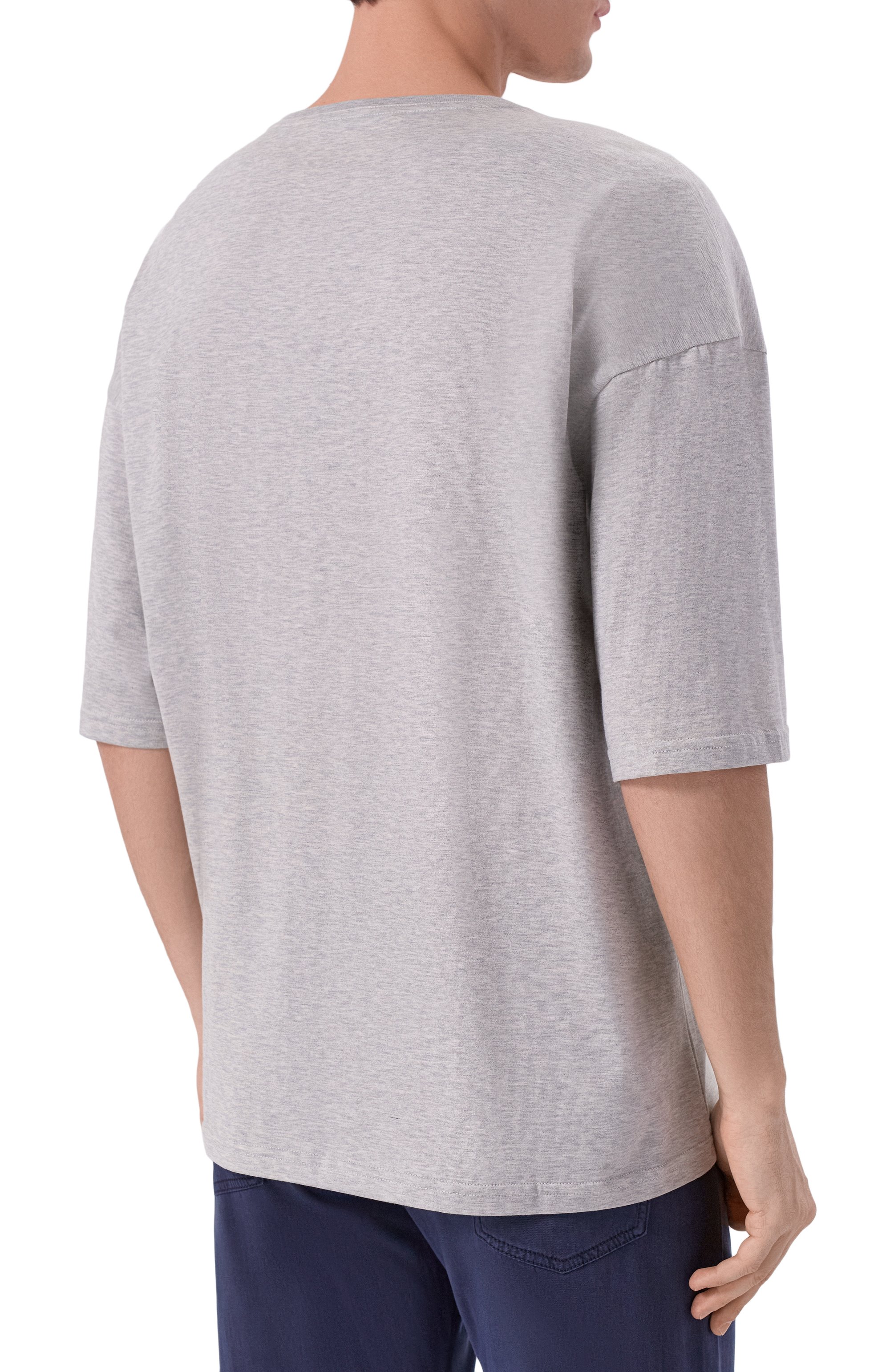 Хлопковая футболка KITON, арт. UMM071402, фото 4