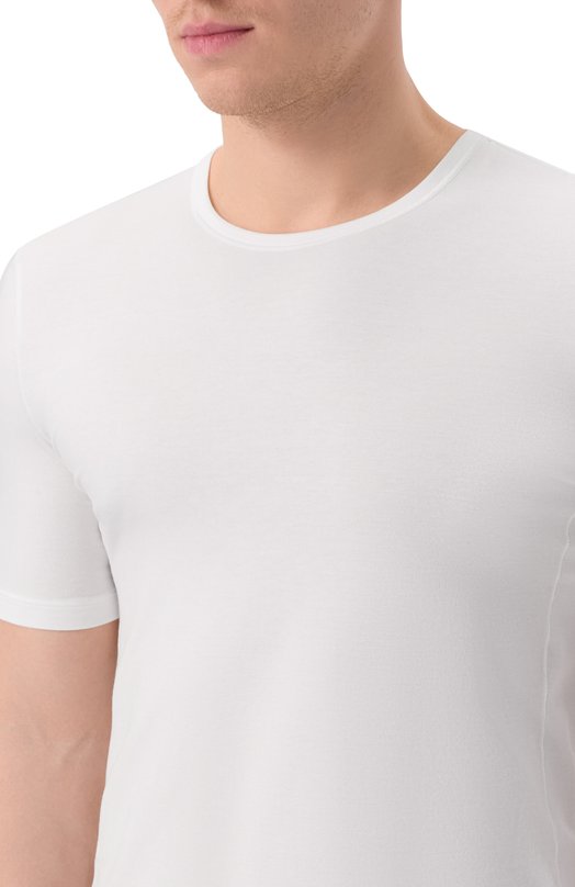 Футболка из лиоцелла и хлопка Hanro 073184 Белый  073184 Фото 5