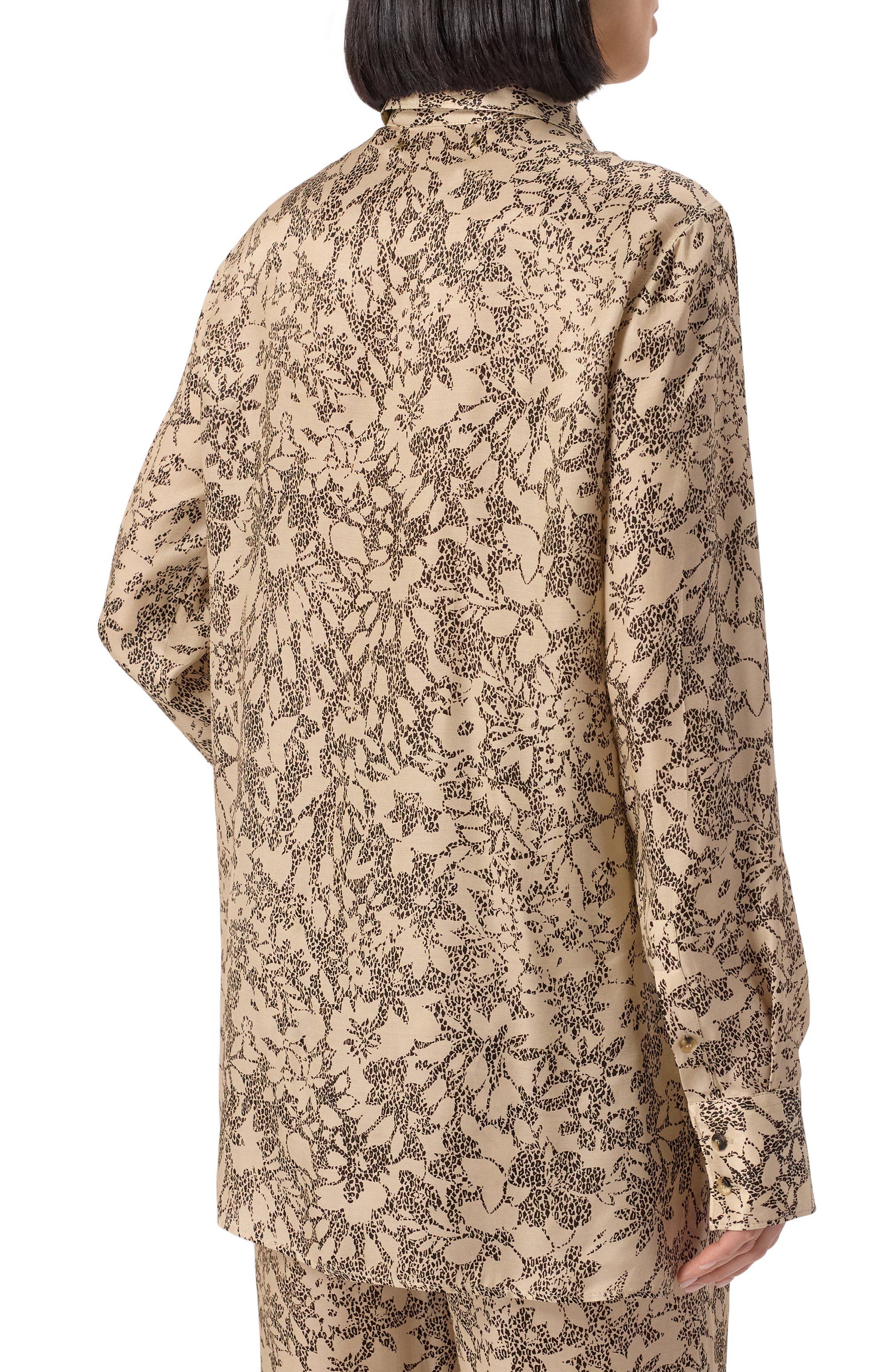 Рубашка из вискозы и шелка GOLDEN GOOSE DELUXE BRAND, арт. GWP02263.P001913, фото 4