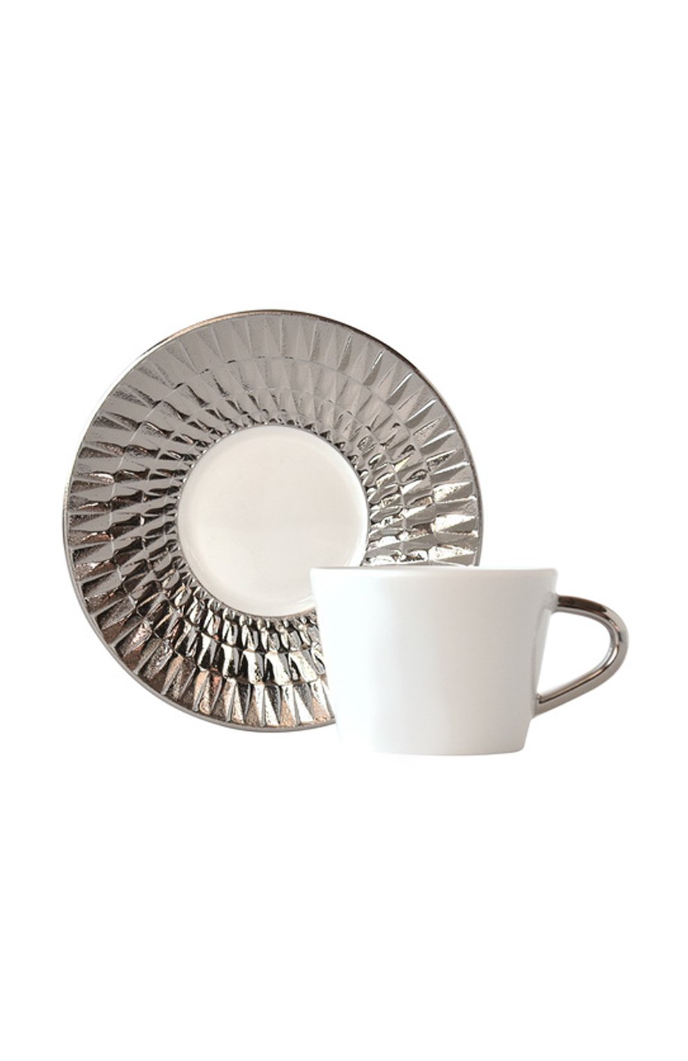 Кофейная чашка с блюдцем twist platine BERNARDAUD, арт. 1851/79, фото 1