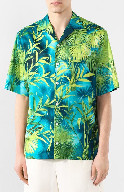 Рубашка VERSACE зеленого цвета по цене 105500 руб., арт. A85919/A234748, фото 3 Рубашка VERSACE, арт. A85919/A234748, фото 3