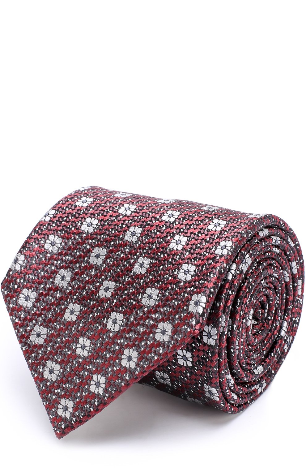 Шелковый галстук с узором ZEGNA, арт. Z2E72/1XW, фото 1