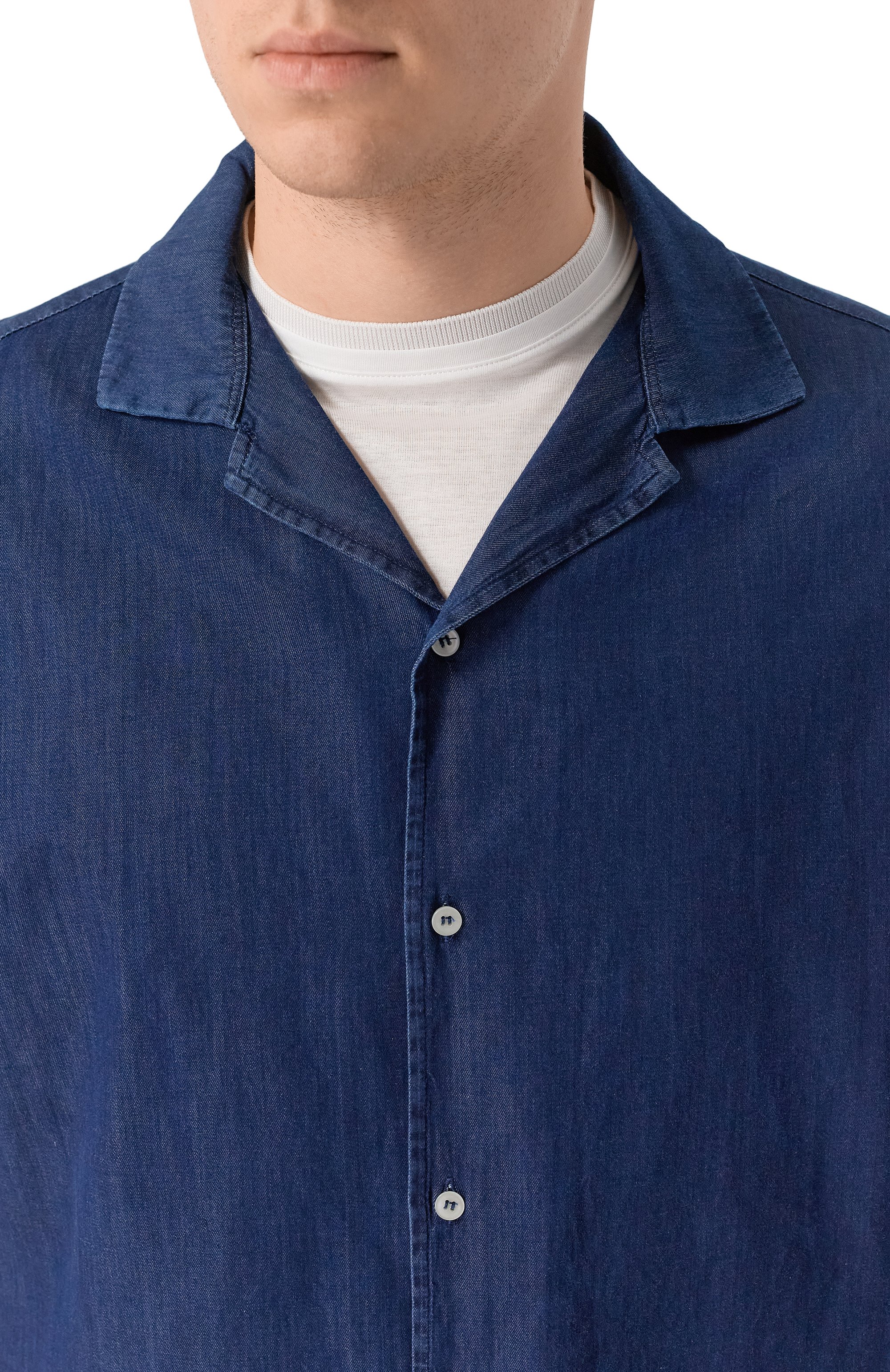 Джинсовая рубашка PAUL&SHARK, арт. 26413331, фото 5