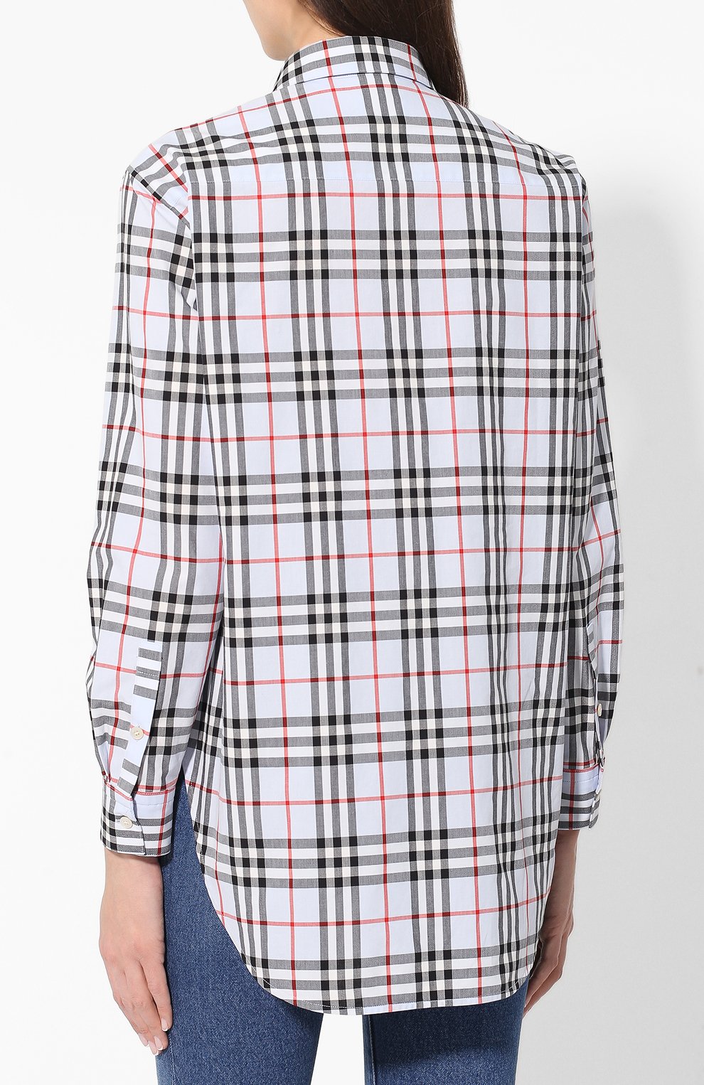 Хлопковая рубашка BURBERRY, арт. 8011835, фото 4