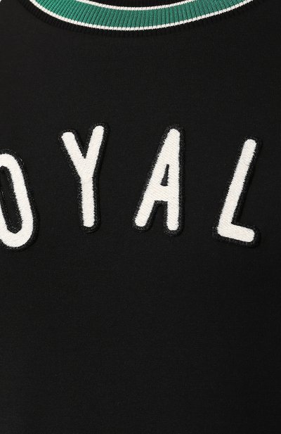 Хлопковая футболка DOLCE & GABBANA черного цвета по цене 61950 руб., арт. G8KQ6Z/G7T0Q, фото 5 Хлопковая футболка DOLCE & GABBANA, арт. G8KQ6Z/G7T0Q, фото 5