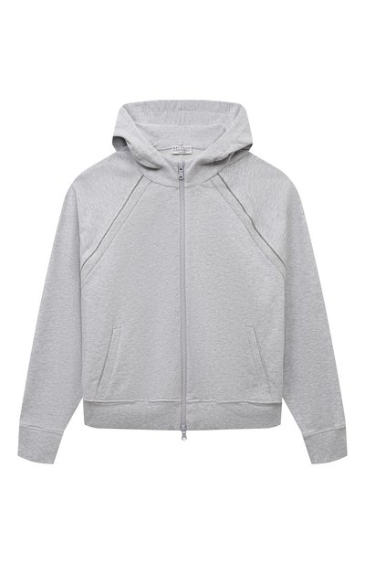 Хлопковая толстовка BRUNELLO CUCINELLI, арт. BH827E283C, фото 1