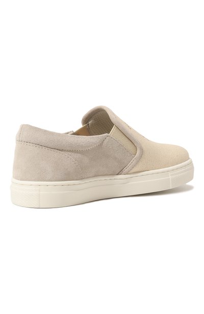 Текстильные слипоны BRUNELLO CUCINELLI, арт. BGNSVZA141, фото 3