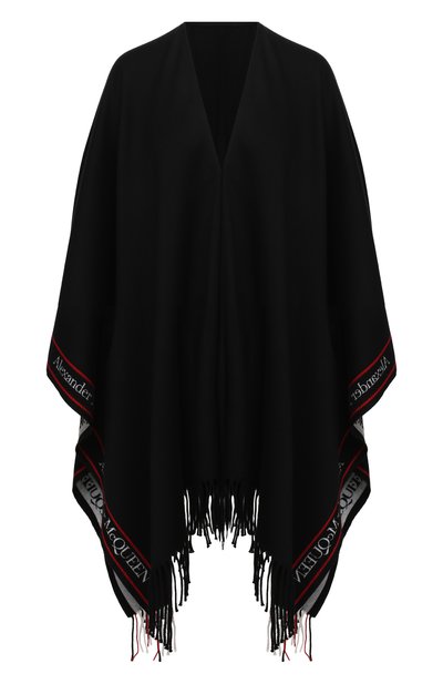 Шерстяная накидка ALEXANDER MCQUEEN, арт. 628293/3777Q, фото 1