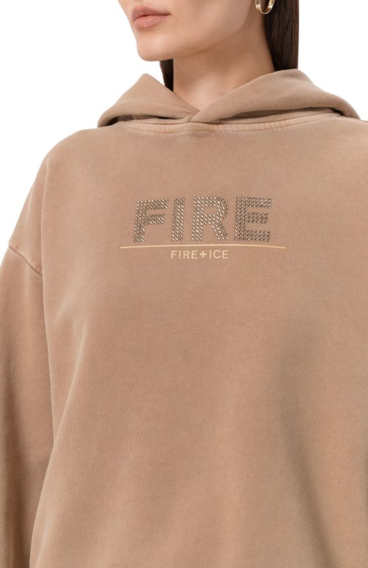 Хлопковое худи Bogner Fire+Ice 84919761 Бежевый  84919761 Фото 5