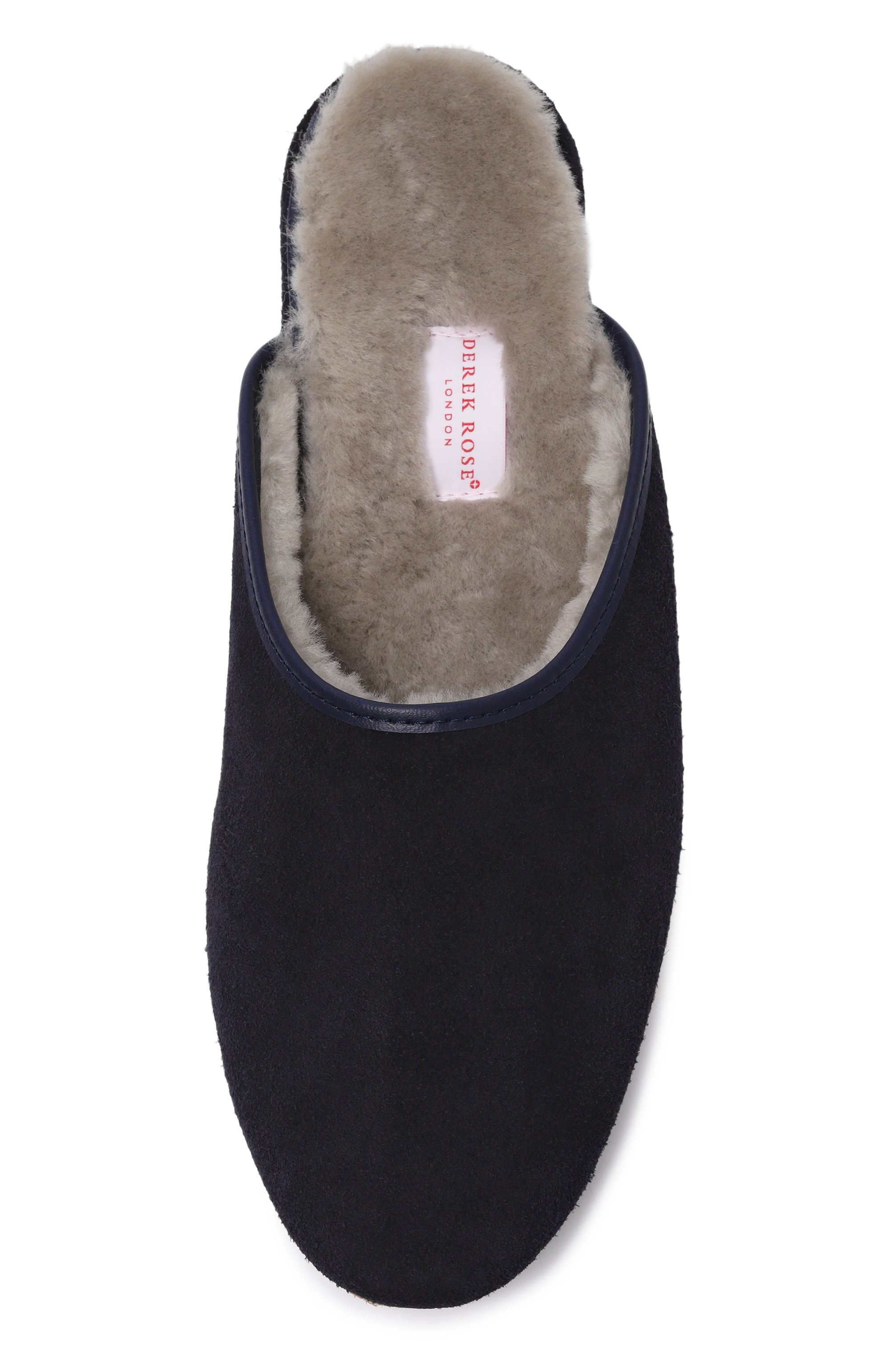 Замшевые домашние туфли DEREK ROSE темно-синего цвета по цене 32800 руб., арт. 0900-IM0G001, фото 6 Замшевые домашние туфли DEREK ROSE, арт. 0900-IM0G001, фото 6