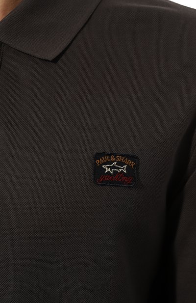 Хлопковое поло PAUL&SHARK, арт. C0P1001, фото 5