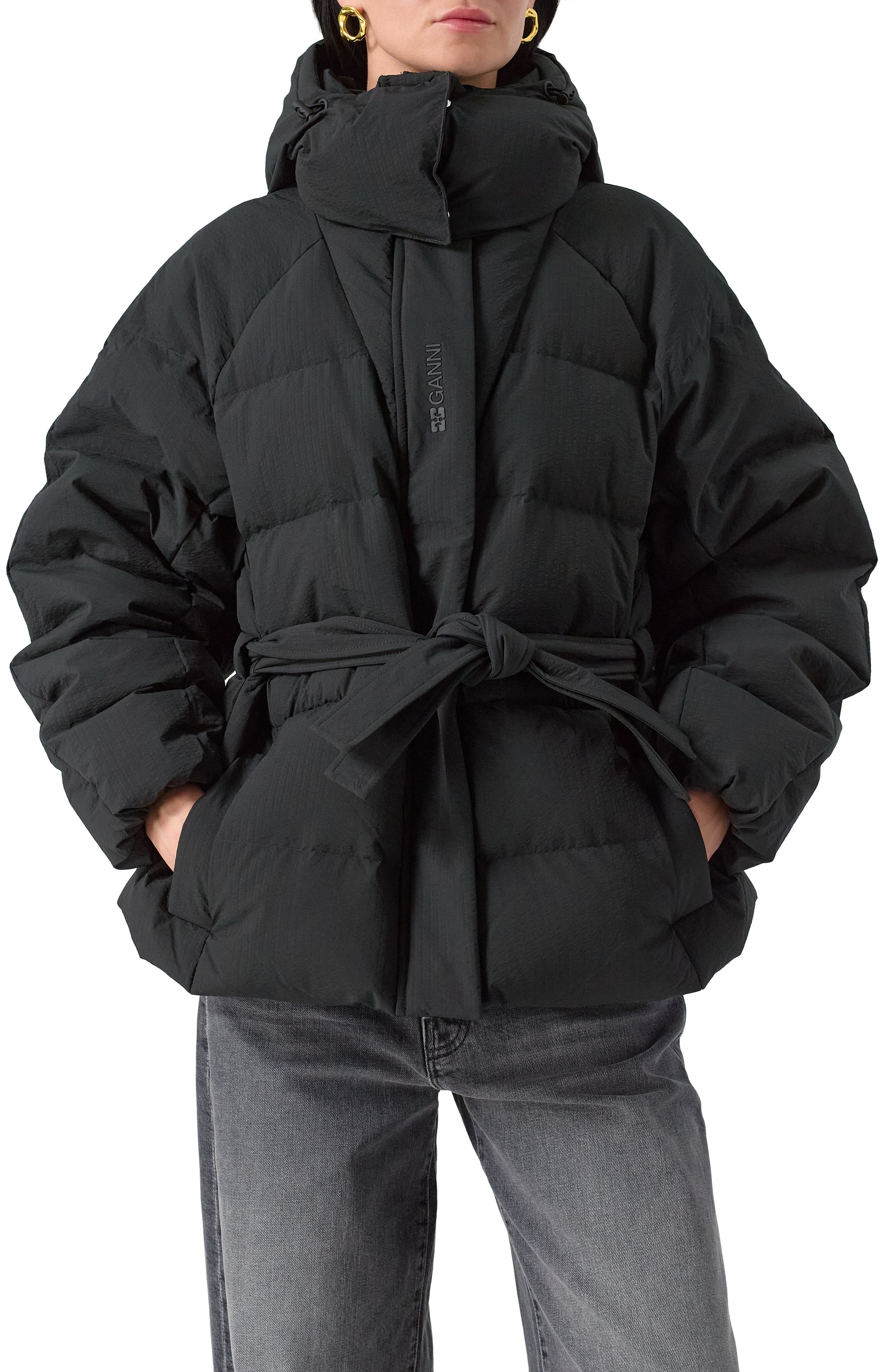 Пуховик GANNI, арт. F9496/6824, фото 3