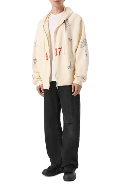 Джинсы VETEMENTS черного цвета по цене 109500 руб., арт. MH27DJ081B, фото 2 Джинсы VETEMENTS, арт. MH27DJ081B, фото 2