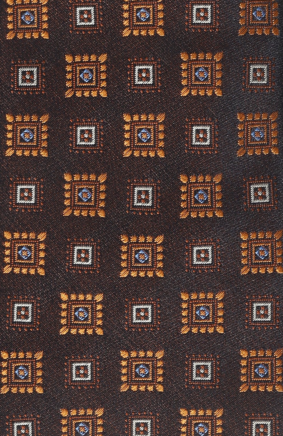 Шелковый галстук CANALI темно-коричневого цвета по цене 19100 руб., арт. 18/HJ03998, фото 4 Шелковый галстук CANALI, арт. 18/HJ03998, фото 4