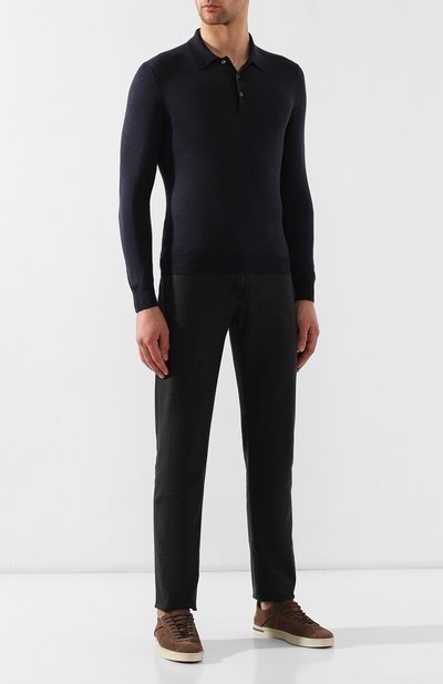 Шелковое поло ANDREA CAMPAGNA, арт. 43111/23503*, фото 2