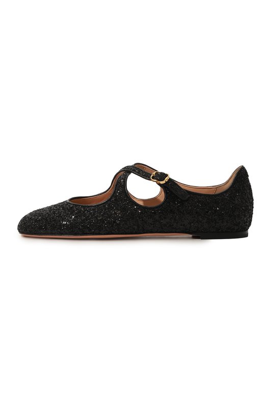 Комбинированные балетки Byntia-GL Bally WA0502/TE071 Чёрный  WA0502/TE071 Фото 4