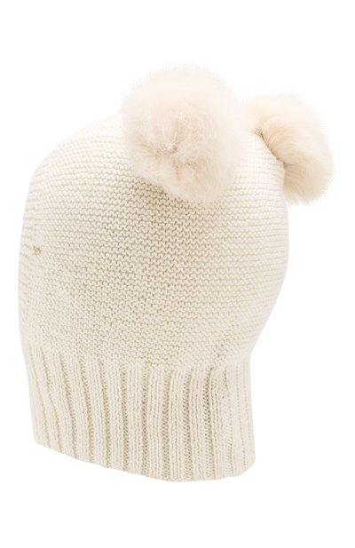 Шерстяная шапка CASILDA Y JIMENA бежевого цвета по цене 6190 руб., арт. 755413022, фото 2 Шерстяная шапка CASILDA Y JIMENA, арт. 755413022, фото 2